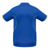 Royal / Gold - Back - P405MS - Mens Razor Polo - Biz Collection