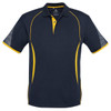 Navy / Gold - Front - P405MS - Mens Razor Polo - Biz Collection