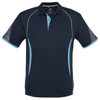 Navy / Sky - Front - P405MS - Mens Razor Polo - Biz Collection
