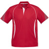 Red / White - Front - P405MS - Mens Razor Polo - Biz Collection