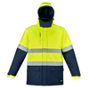 Yellow-Navy - ZJ553 Unisex Hi Vis Antarctic Softshell Taped Jacket - SYZMIK