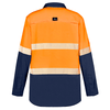 ZW470 Mens Hi Vis Outdoor Segmented Tape L/S Shirt - SYZMIK