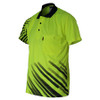 3565 Hivis Sublimated Stripe Polo - DNC Workwear