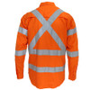 3545 Hi-Vis 3 way vented X back Biomotion taped shirt - DNC Workwear