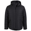 Black - 3AHJ Hooded Puffer Jacket - JBs Wear