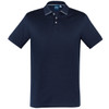 Navy / Silver Grey - Front - P106MS - Mens Aston Polo - Biz Collection