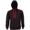 FL19 - Adult Unisex Croxton Hoodie - Black-Red