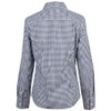 M8300L Ladies Gingham Check L/S Shirt w/ Roll-Up Tab Sleeve - Benchmark