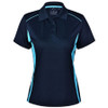 Navy-Aqua - PS80 Ladies Pursuit Polo - Winning Spirit