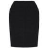 Black - 20717 Womens Bandless Pencil Skirt - Biz Corporates