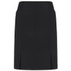 Slate - 20720 Womens Front Pleat Detail Straight Skirt - Biz Corporates