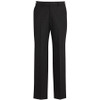 Black - 74012 Mens Flat Front Pant - Biz Corporates