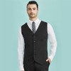90111 Mens Peaked Vest with Knitted Back - Biz Corporates 90111 Mens Peaked Vest with Knitted Back - Biz Corporates