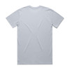 A grey Classic Tee with short sleeves and a crew neckline, featuring a plain back design.