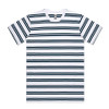 White-Navy - 5044 Mens Classic Stripe Tee - AS Colour