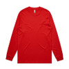 Red - 5056 Mens General Long Sleeve Tee - AS Colour