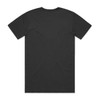 A black t-shirt with a simple back design and no visible graphics. Includes a logo at the neckline. A black t-shirt with a simple back design and no visible graphics. Includes a logo at the neckline.
