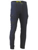 Navy - Front - BPC6334 - Flx and Move Stretch Cargo Cuffed Pants