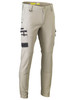 Stone - Front - BPC6334 - Flx and Move Stretch Cargo Cuffed Pants