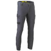 Charcoal - BPC6334 Flex and Move Stretch Cargo Cuffed Pants - Bisley