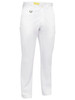 White - Front - BPC6008 - Stretch Cotton Drill Cargo Pants