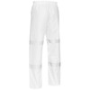 White - Back - BP6969T - Taped Shell Rain Pant - Bisley Workwear