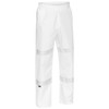 White - Front - BP6969T - Taped Shell Rain Pant - Bisley Workwear
