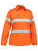 BL6897 - Women's Taped Hi Vis Cool Lightweight Drill Shirt