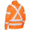 BK6814XT X Taped Hi Vis 1 4 Zip Pullover - Bisley BK6814XT X Taped Hi Vis 1 4 Zip Pullover - Bisley
