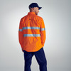 Model - Back - BS6416T - X Airflow Taped Hi Vis Ripstop Shirt - Bisley Workwear
