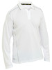 White - Front - BK6425 - Cool Mesh Polo with Reflective Piping