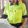 ZW468 Mens Hi Vis Outdoor L/S Shirt - SYZMIK ZW468 Mens Hi Vis Outdoor L/S Shirt - SYZMIK