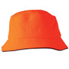 Fluoro Orange-Navy - CH71 Pique Mesh With Sandwich Bucket Hat - Winning Spirit