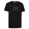 Black - BKT085 Flx & Move Cotton Outline Print Tee - Bisley