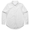 White - 4406 Womens Poplin Shirt - AS Colour