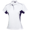 White-Navy - 1161 Freshen 1161 Ladies S/S Polo - Stencil