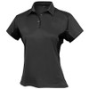 Charcoal-Black - 1161 Freshen 1161 Ladies S/S Polo - Stencil