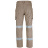 TAUPE - 6SCT Multi Pocket Stretch Canvas Pant With (D+N) Tape - JBs Wear