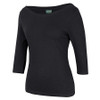 1BT3 C of C Ladies 3/4 Sleeve Boat Neck Tee - JBs Wear