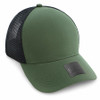 Olive-Black - IV102 Seamless 2 Panel Polyester/Mesh - Snapback - Grace Collection