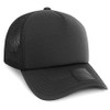 Black - IV105 Classic Trucker With Seamless Mesh - Snapback - Grace Collection