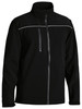 Black - Front - BJ6060 - Soft Shell Jacket