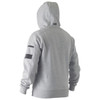 Grey Marle - Back - BK6724 - Work Fleece Hoodie - Bisley Workwear