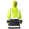 BJL6966T Womens H Taped Two Tone Hi Vis Rain Jacket - Bisley