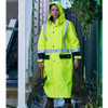 BJ6961T Taped Hi Vis Long Rain Coat - Bisley