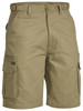 Khaki - Front - BSHC1007 - Original 8 Pocket Cargo Short