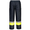 Navy / Yellow - Back - K8047 - Huski Freezer Pants - Portwest