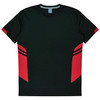 Black / Red - Front - 1211 - Tasman Mens Tee - Aussie Pacific