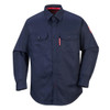 Navy - Front - FR89 - BIZFLAME 88/12 SHIRT - PORTWEST Navy - Front - FR89 - BIZFLAME 88/12 SHIRT - PORTWEST