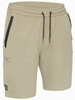 Stone - Front - BSHC1333 - Flx & Move 4-Way Stretch Elastic Waist Cargo Short